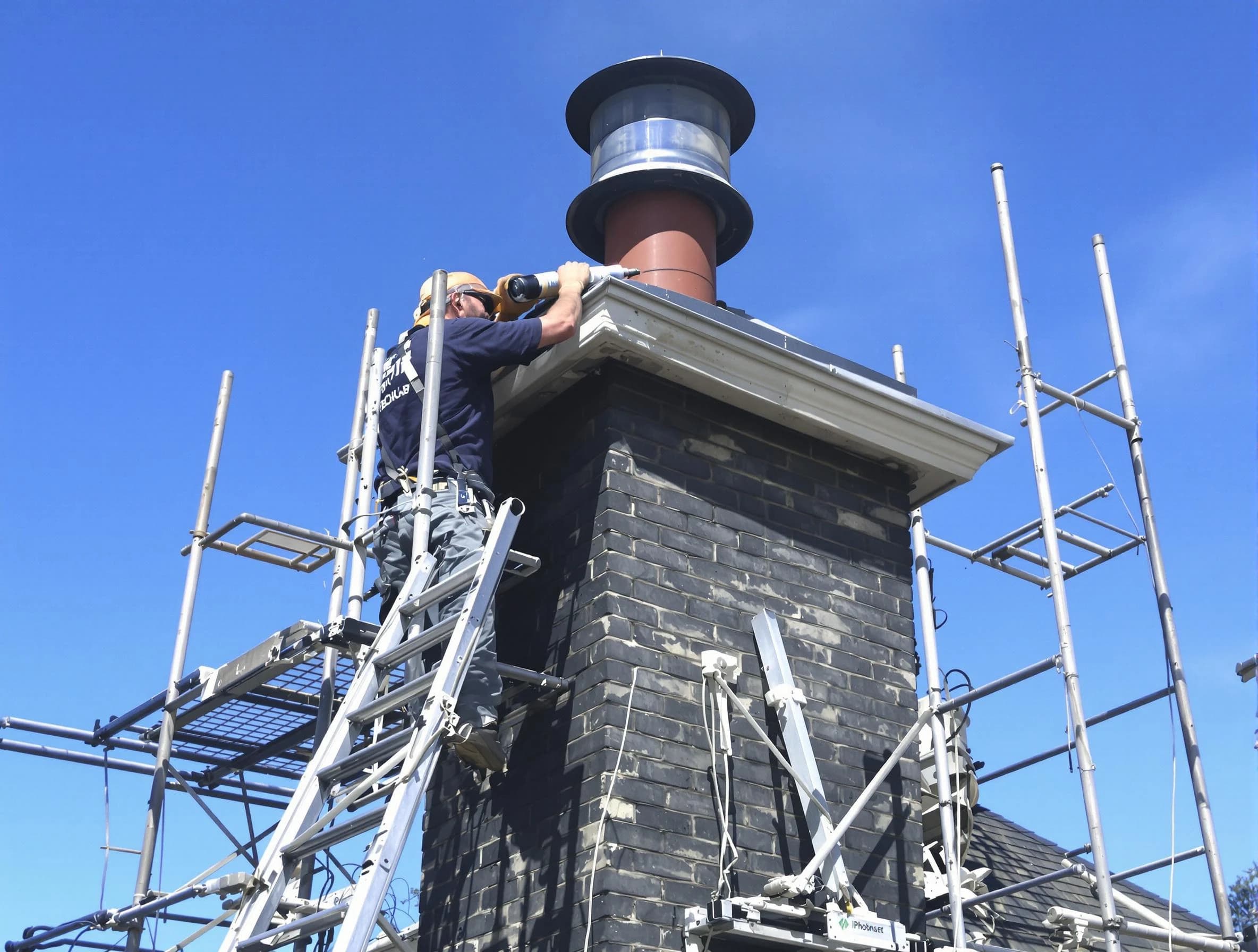 Sturdy chimney crown finished by Adams Chimney Sweep in Adams, PA
