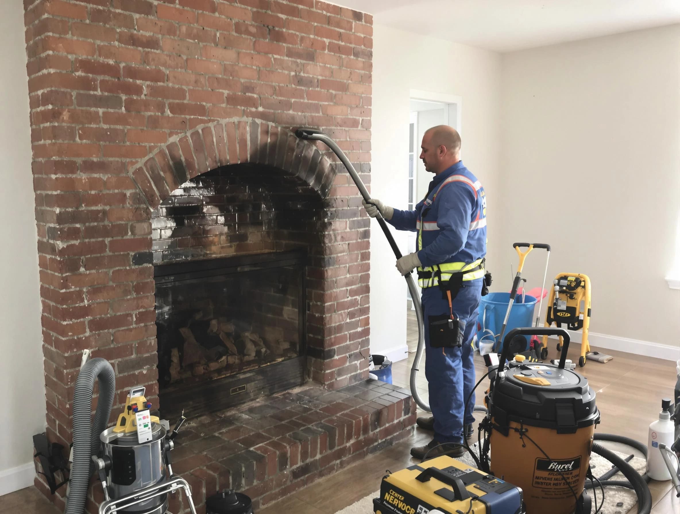 Adams Chimney Sweep expert performing detailed chimney sweep in Adams, PA