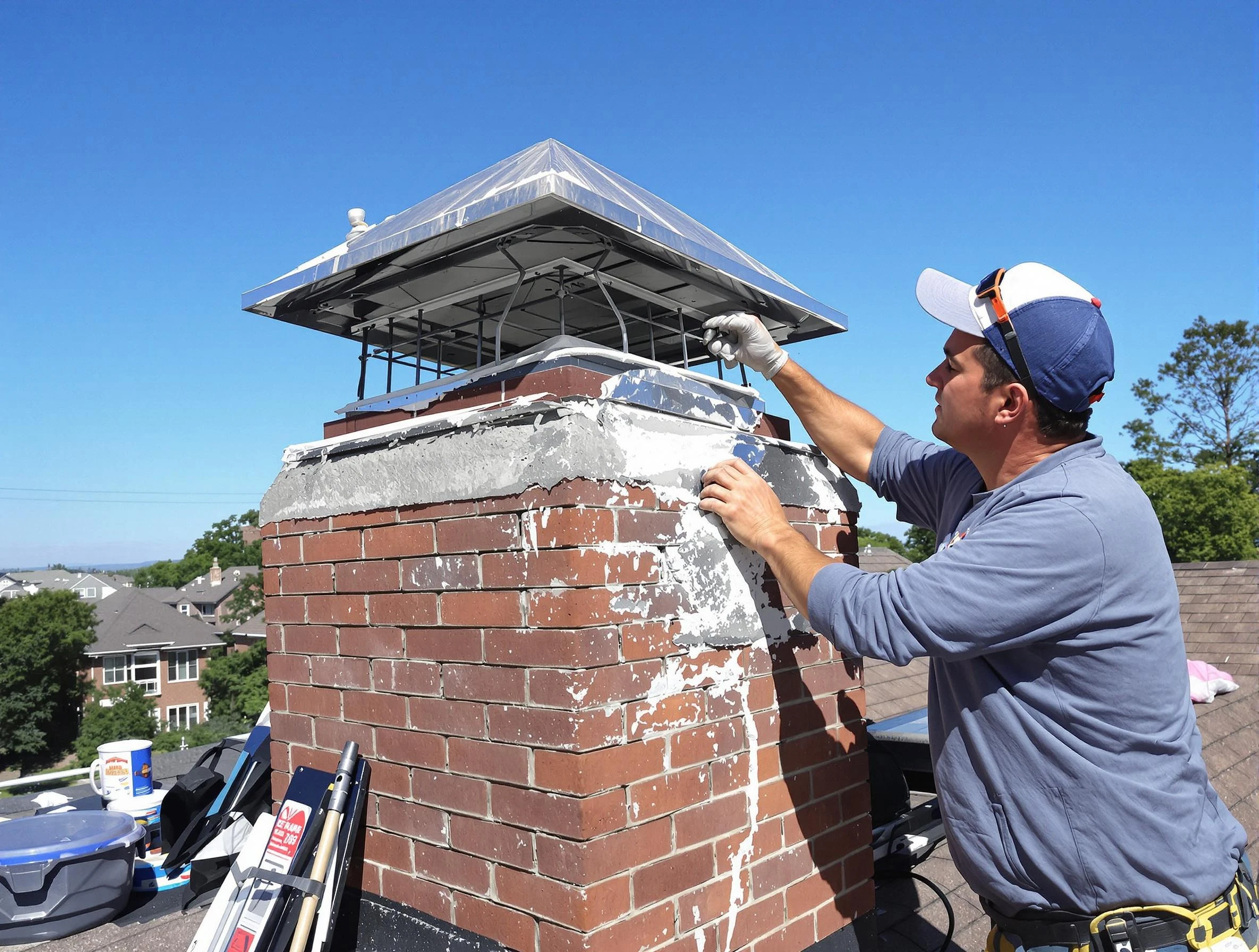 Chimney Crown Services in Adams