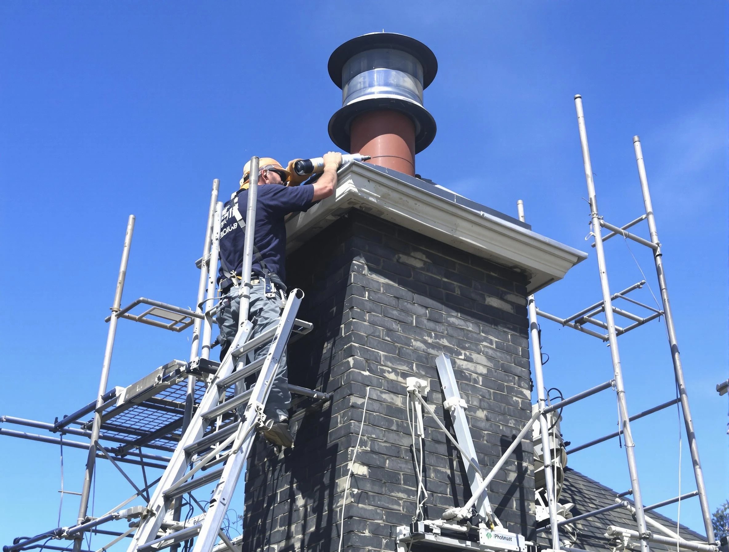 Sturdy chimney crown finished by Adams Chimney Sweep in Adams, PA